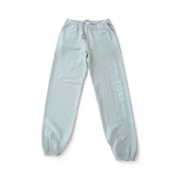 BRICKS & WOOD For Daily Use  Design Program Sweatpants in Mint Green Grey Sz XL - Picture 1 of 10